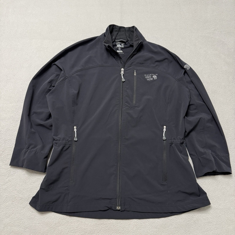 Mountain Hardwear Jacket Womens XL Black Onata Softshell‎ Windbreaker